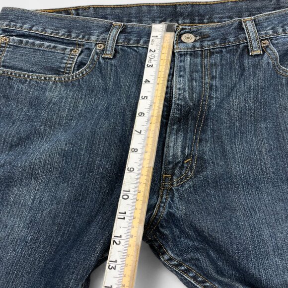 Levi's 505 Men's Blue Denim Jeans Size 38x29 Regular Fit Straight Leg Vintage - Picture 8 of 12